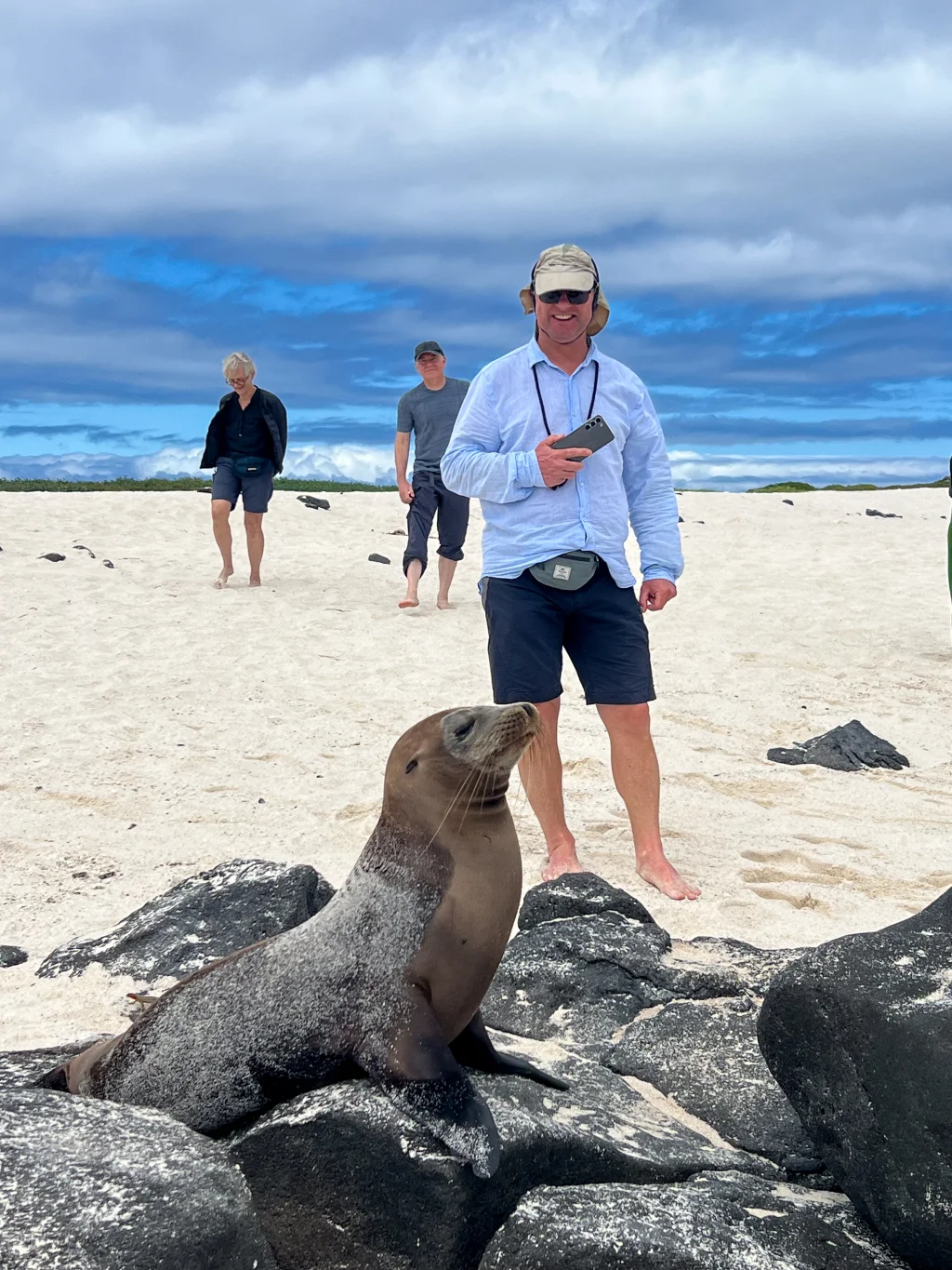 Tourists watching Sea Lion
